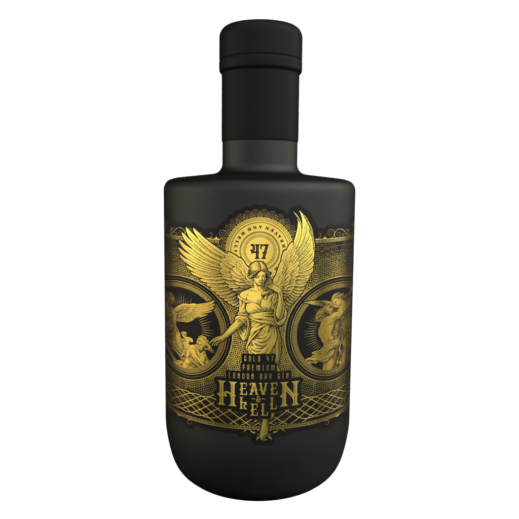 Heaven & Hell Gold 47 Premium London dry gin, 700 ml, 47 vol